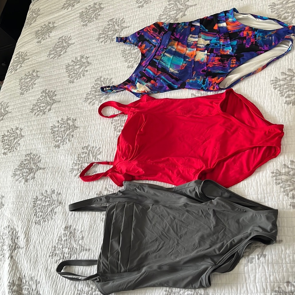 3 Calvin Klein One-piece Swimsuits